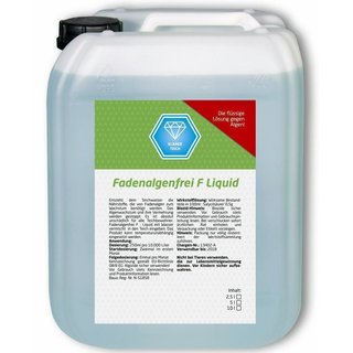 Fadenalgenfrei F - Liquid - wirkt zuverlssig gegen Fadenalgen im Koi Teich